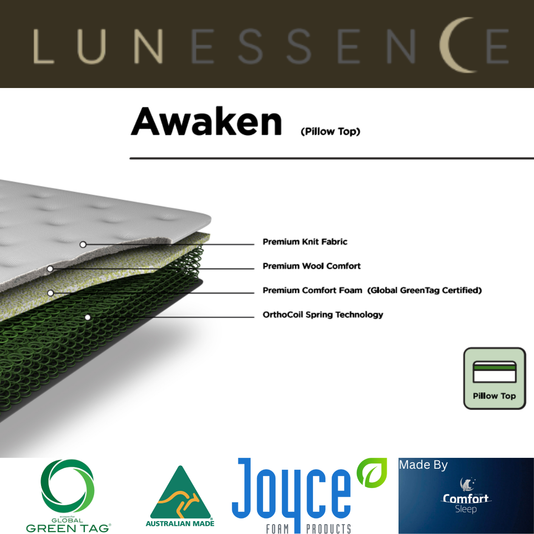 Awaken Mattress - Medium - Lunessence