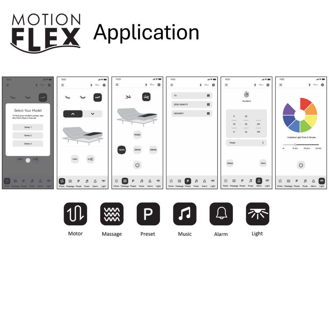 Series 1 - Motion Flex Adjustable Bed Base